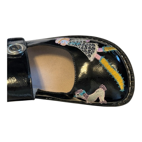 Alegria By PG Lite Leather French Poodle Mary Janes Size 41 - Picture 5 of 14